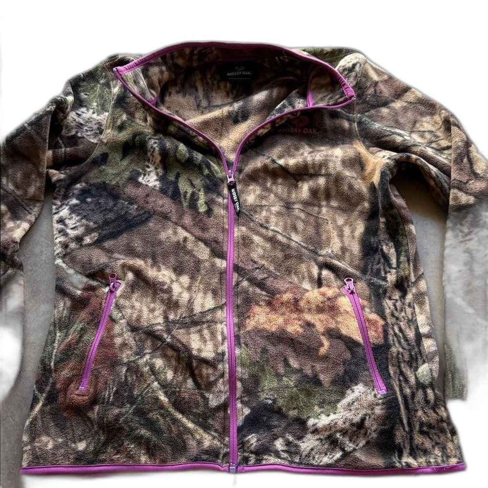 Mossy oak  camo Women's Brown and Pink Jacket Large